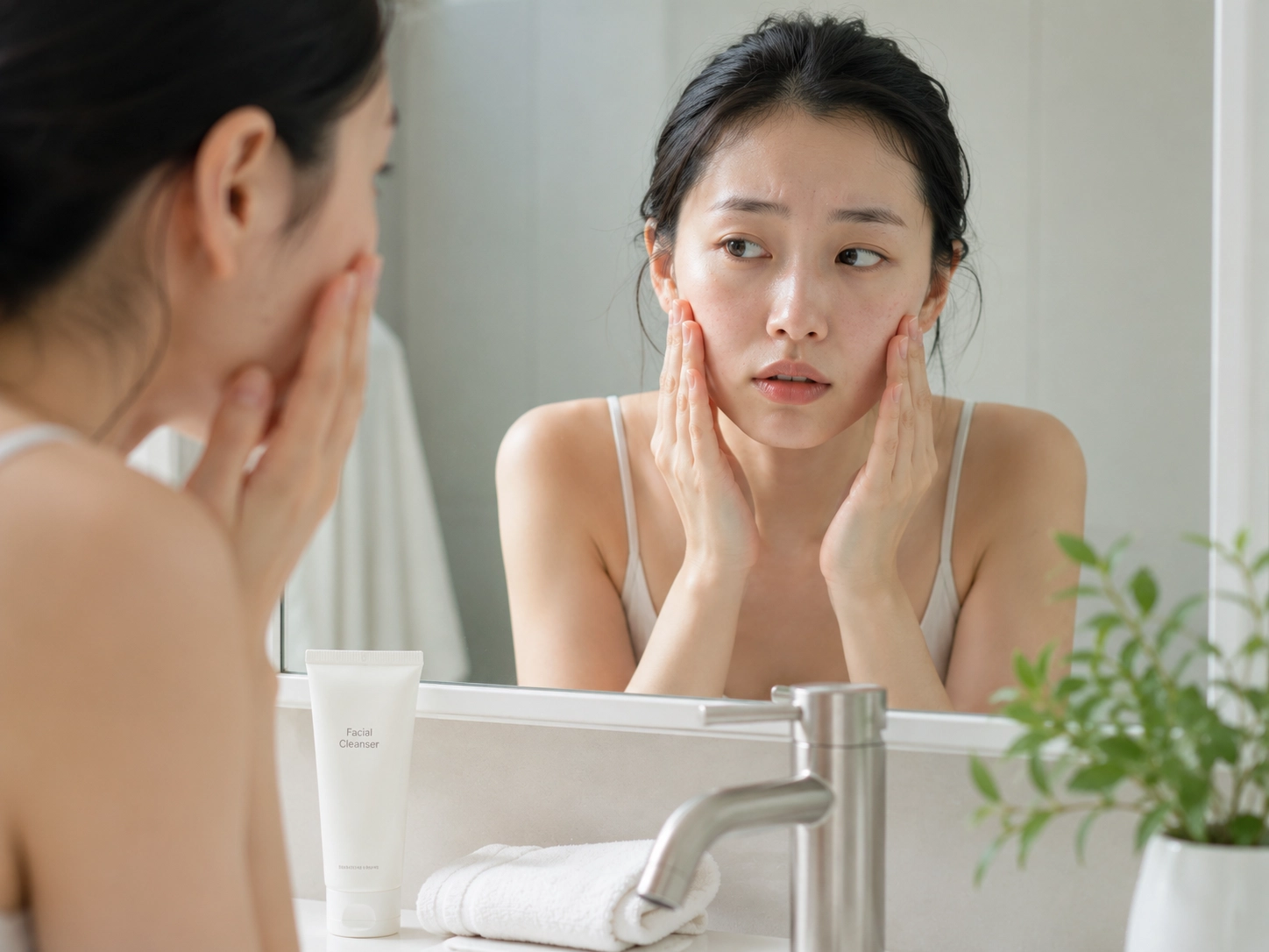 早上洗完臉會乾繃