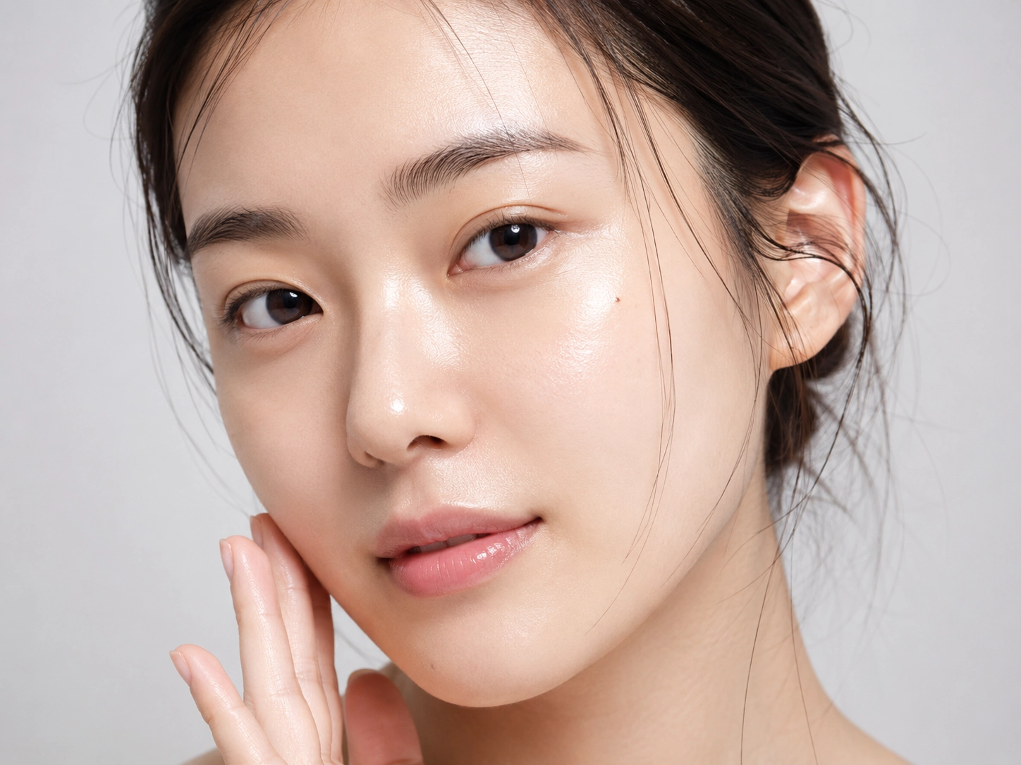 把臉洗乾淨的女生